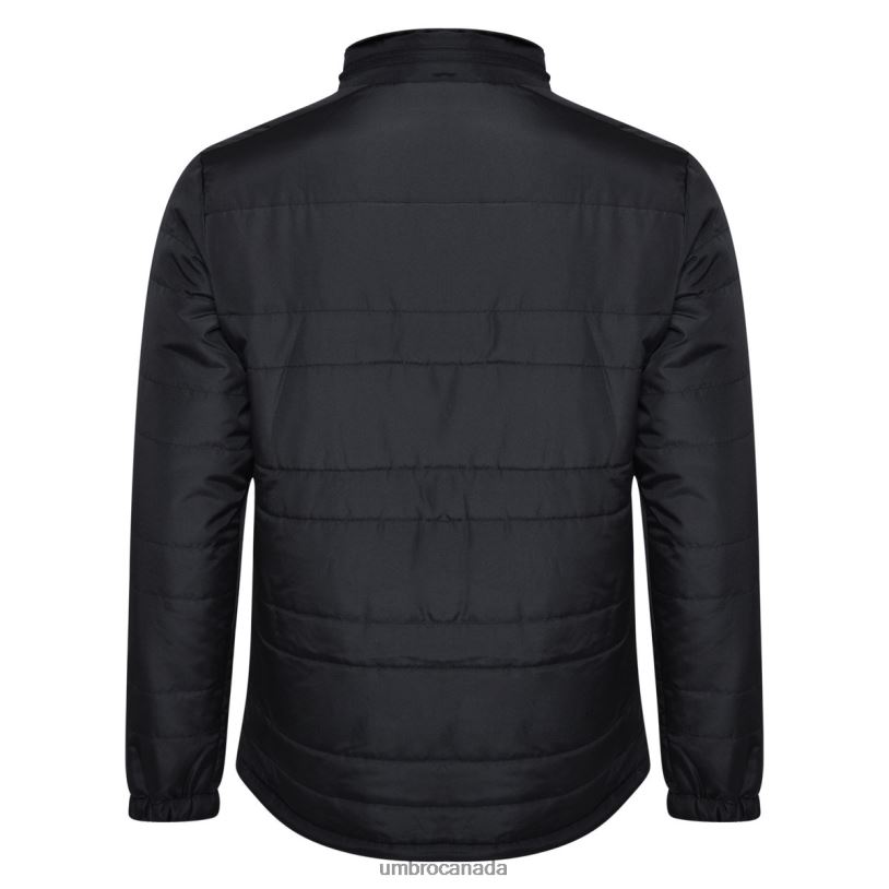 Black Clothing Club Essential Bench Jacket Junior Kids Umbro 262Z8689