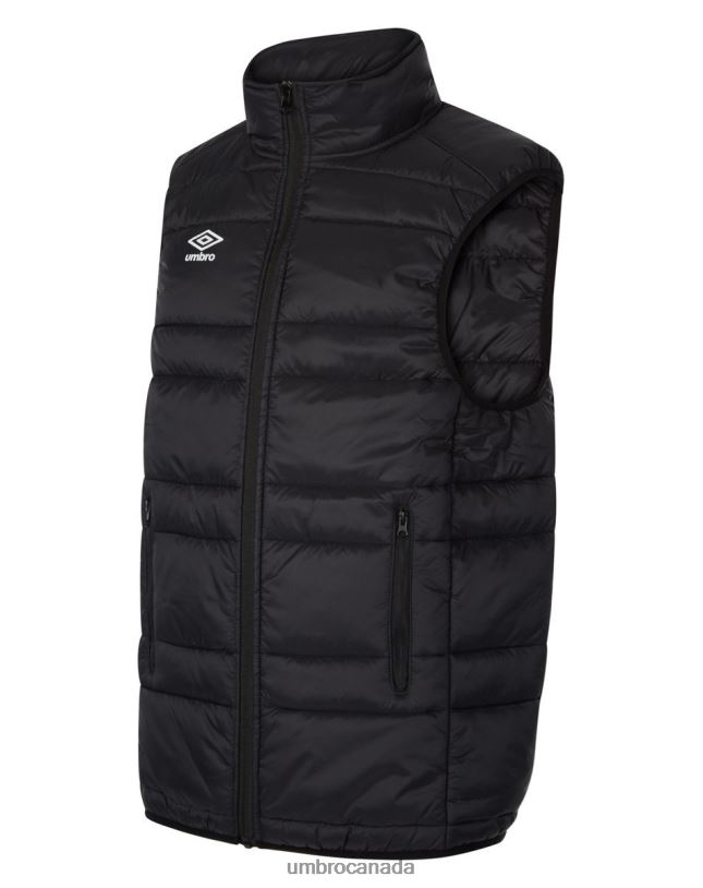 Black/White Clothing Club Essential Gilet Junior Kids Umbro 262Z8697