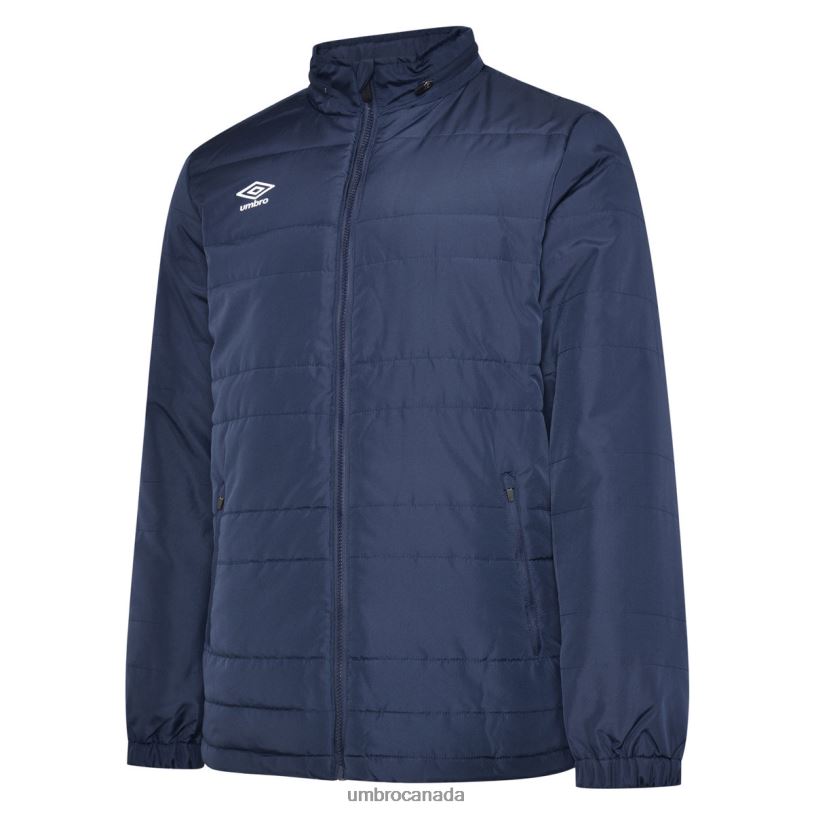Dark Navy Clothing Club Essential Bench Jacket Junior Kids Umbro 262Z8688
