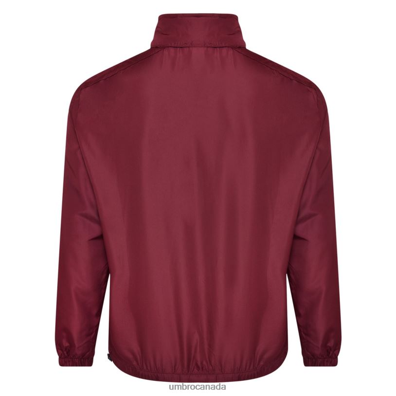 New Claret Clothing Club Essential Light Rain Jacket Junior Kids Umbro 262Z8684