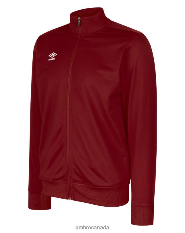 New Claret Clothing Club Essential Poly Jacket Junior Kids Umbro 262Z8681