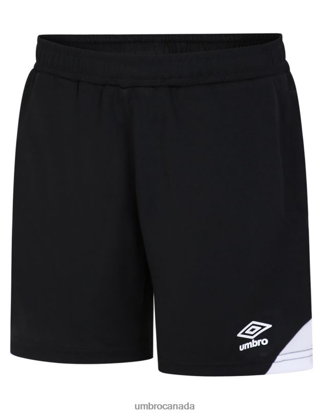 Black/White Clothing Total Training Short Kids Umbro 262Z8665