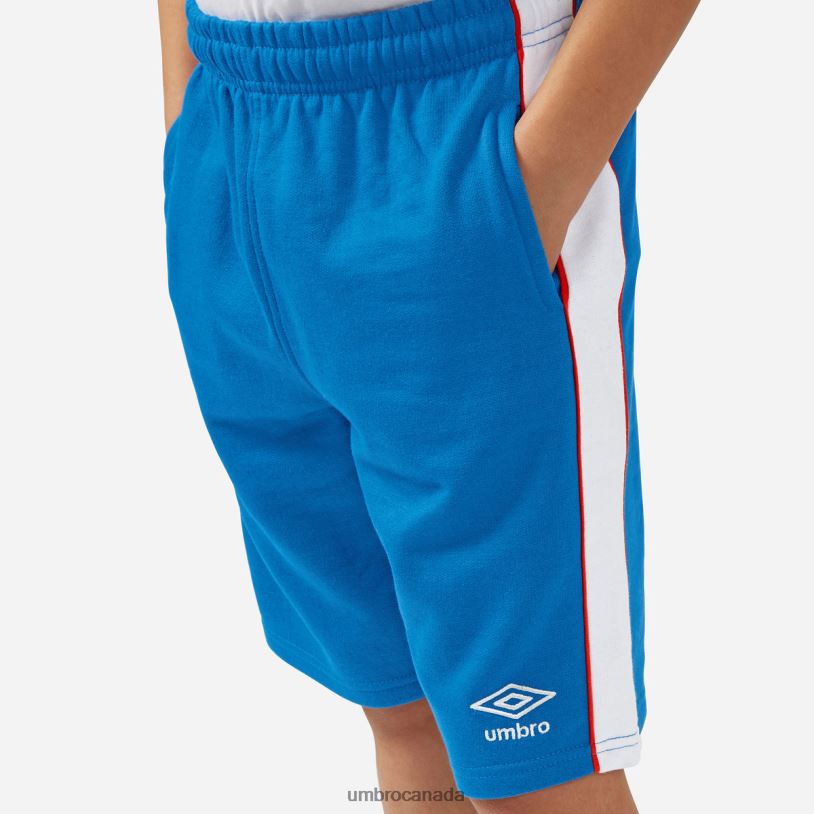 Blue Clothing Contrast Jog Short Kids Umbro 262Z8672