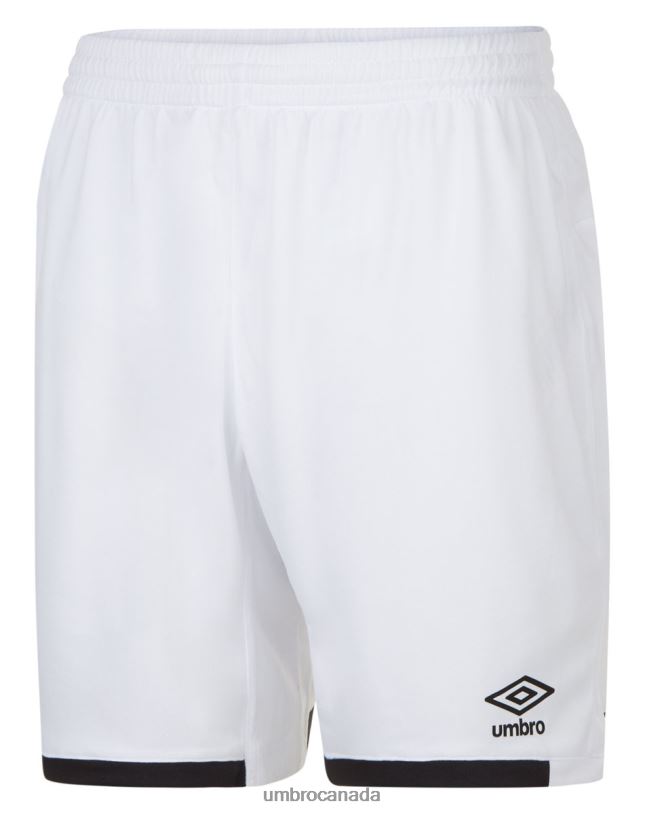 White/Black Clothing Premier Short Junior Kids Umbro 262Z8671