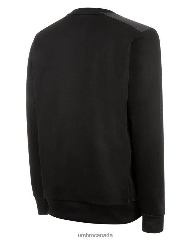 Black/Carbon Clothing Training Poly Fleece Junior Kids Umbro 262Z8638