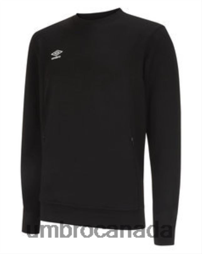 Black/White Clothing Pro Fleece Sweat Junior Kids Umbro 262Z8646