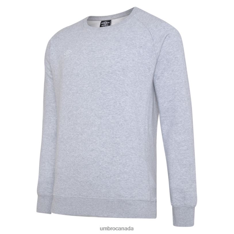 Grey Marl/White Clothing Club Leisure Sweat Kids Umbro 262Z8629