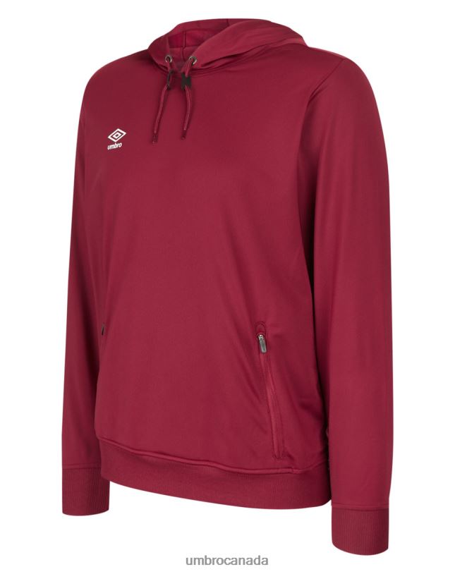 New Claret Clothing Club Essential Poly Hood Junior Kids Umbro 262Z8632