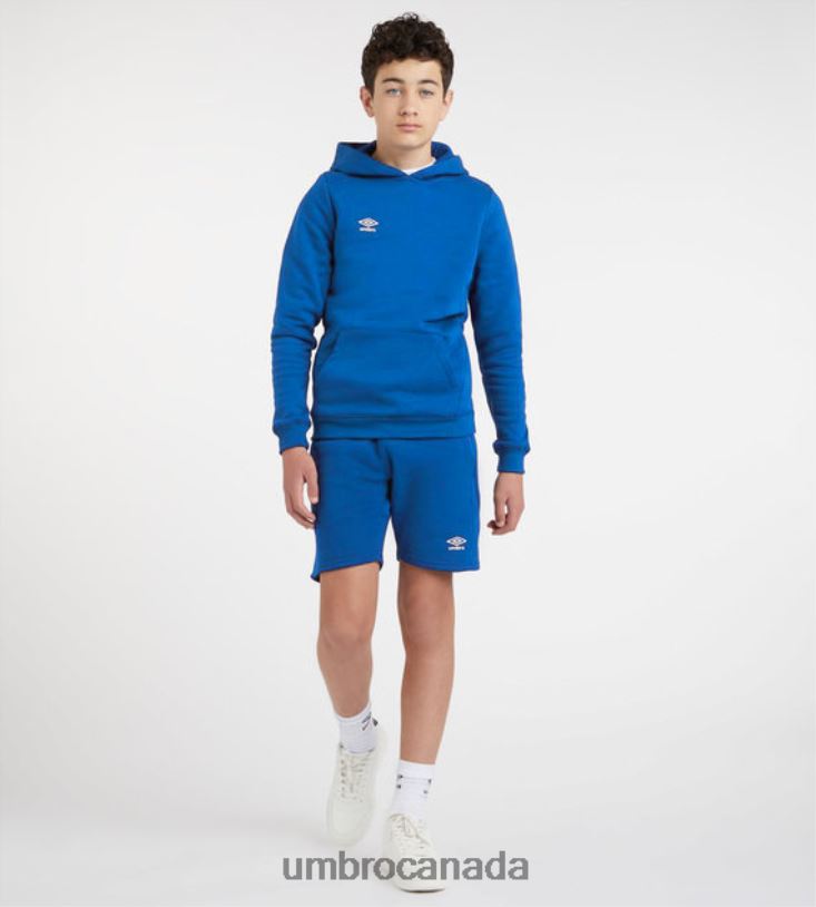 TW Royal/White Clothing Club Leisure Hoody Junior Kids Umbro 262Z8610