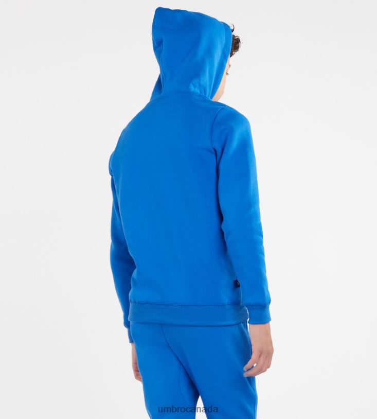 TW Royal/White Clothing Club Leisure ZT Hoodie Junior Kids Umbro 262Z8617