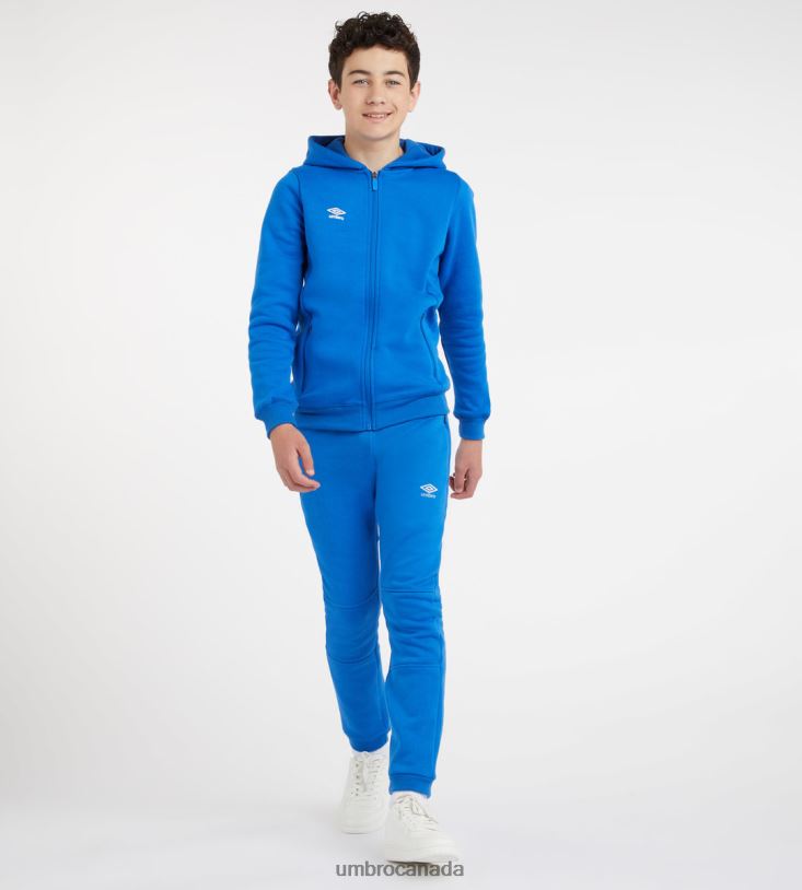 TW Royal/White Clothing Club Leisure ZT Hoodie Junior Kids Umbro 262Z8617