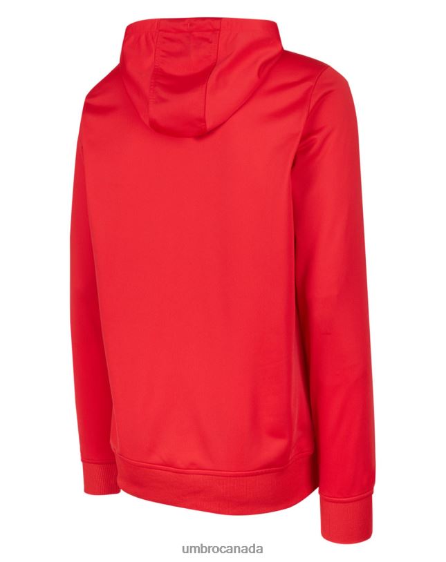Vermillion Clothing Club Essential Poly Hood Junior Kids Umbro 262Z8636