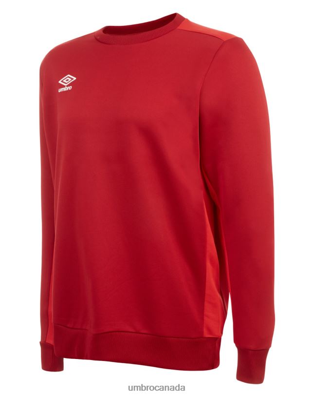 Vermillion/Jester Red Clothing Training Poly Fleece Junior Kids Umbro 262Z8641