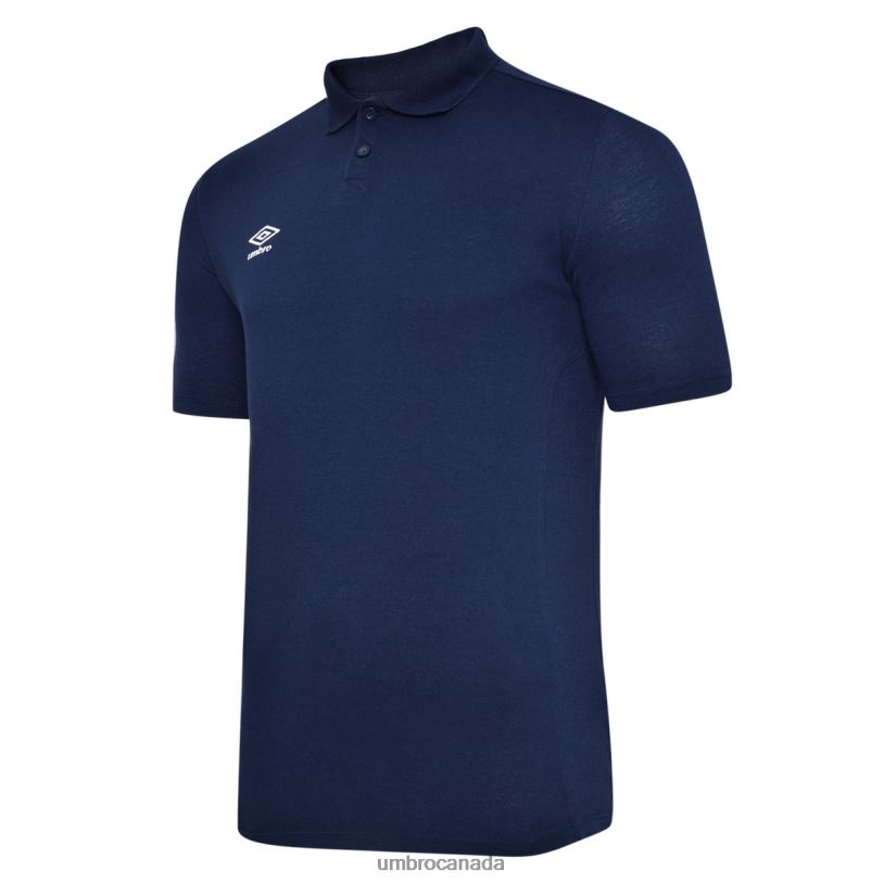 Dark Navy/White Clothing Essential Polo Junior Kids Umbro 262Z8596