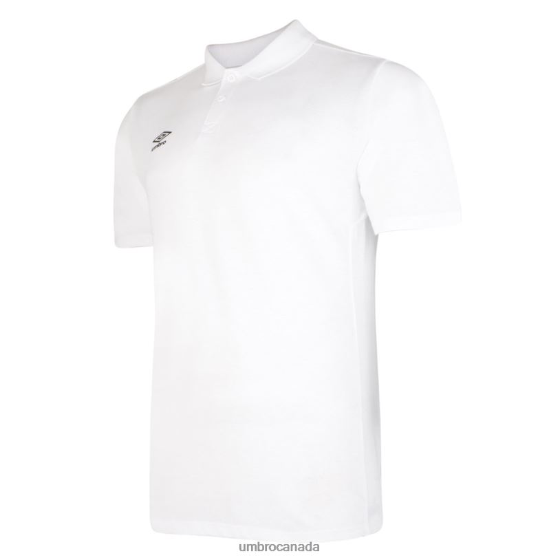 White/Black Clothing Essential Polo Junior Kids Umbro 262Z8601