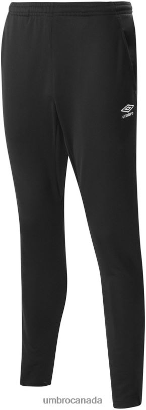 Black Clothing Tapered Woven Pants Junior Kids Umbro 262Z8654