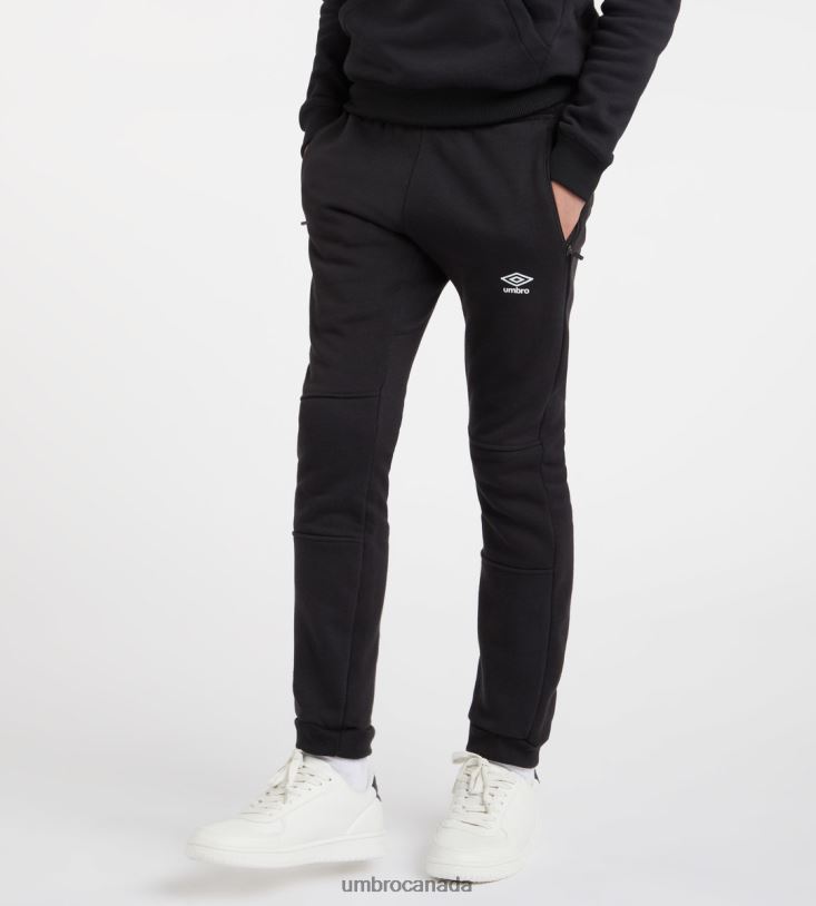 Black/White Clothing Club Leisure Jogpant Junior Kids Umbro 262Z8649