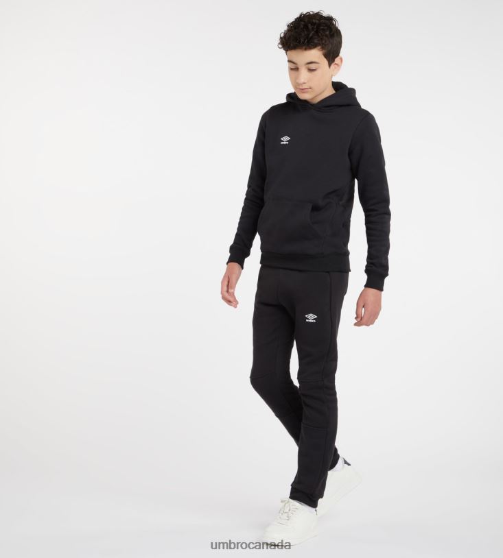 Black/White Clothing Club Leisure Jogpant Junior Kids Umbro 262Z8649