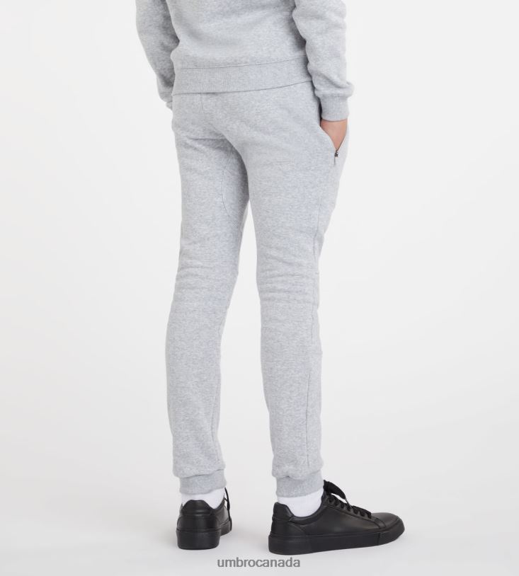 Grey Marl/White Clothing Club Leisure Jogpant Junior Kids Umbro 262Z8650