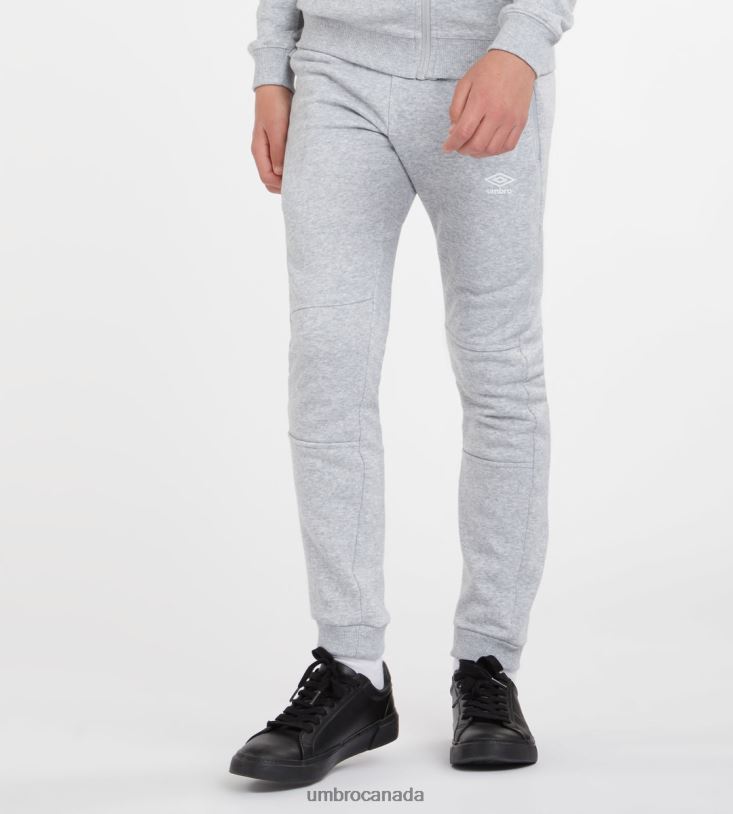 Grey Marl/White Clothing Club Leisure Jogpant Junior Kids Umbro 262Z8650