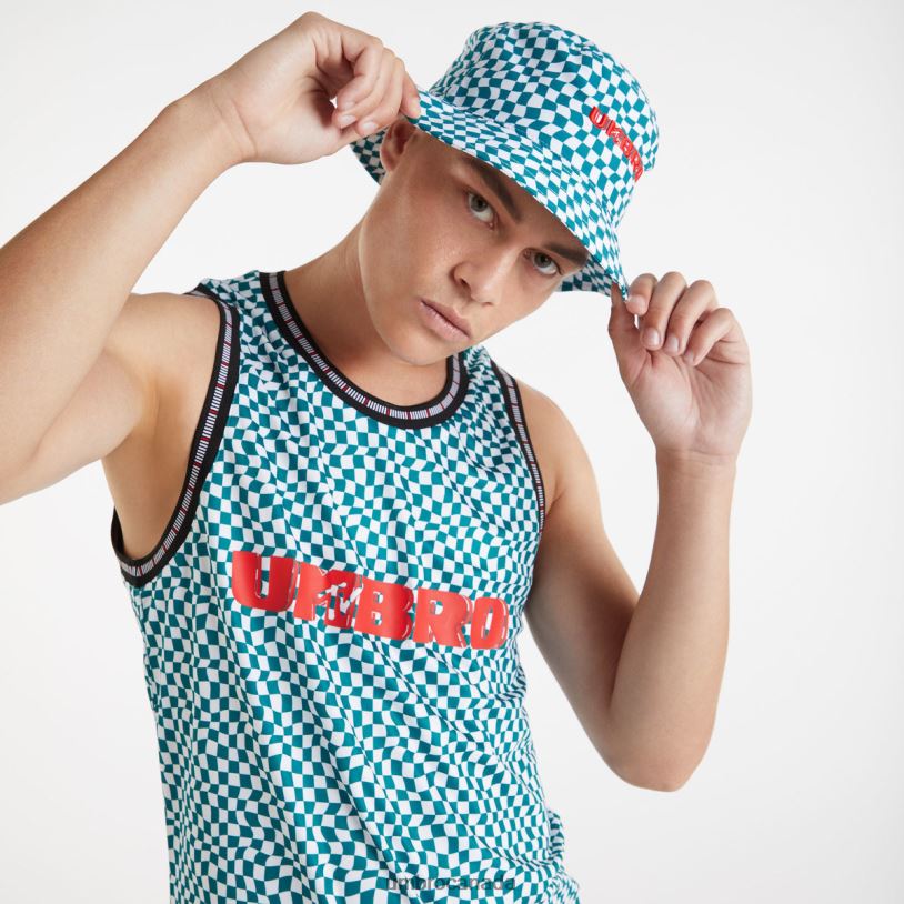 Shaded Spruce/Brilliant White Accessories MTV Bucket Hat Men Umbro 262Z8270