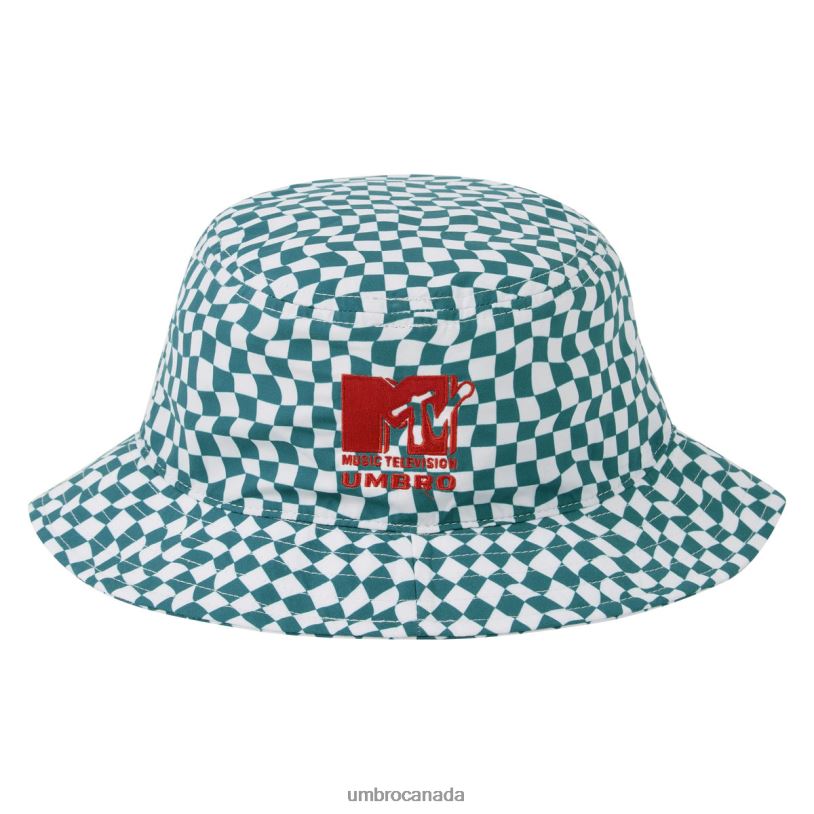 Shaded Spruce/Brilliant White Accessories MTV Bucket Hat Men Umbro 262Z8270