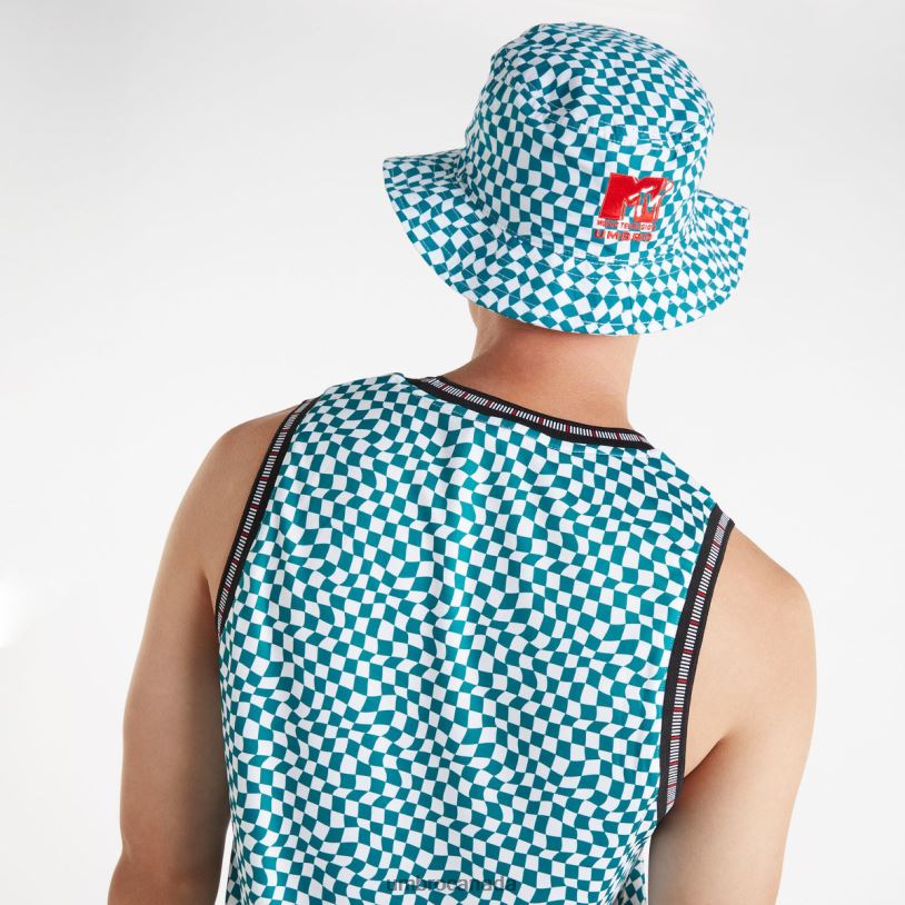 Shaded Spruce/Brilliant White Accessories MTV Bucket Hat Men Umbro 262Z8270