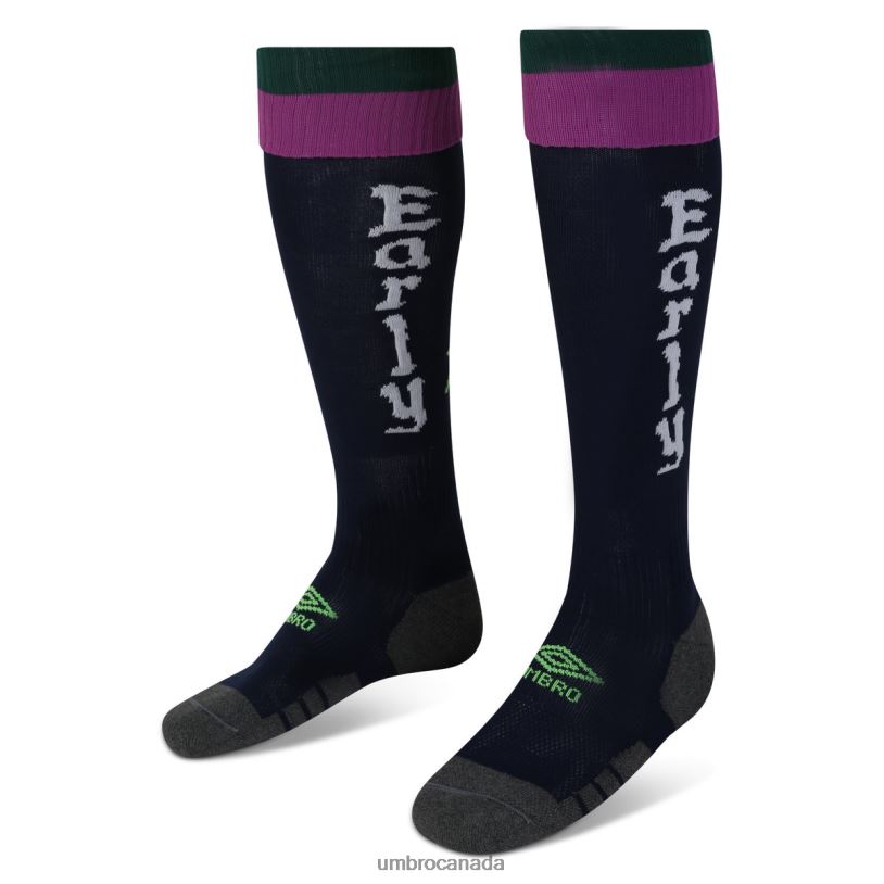Navy/Green Accessories Aries Rugby Sport Socks Men Umbro 262Z8264