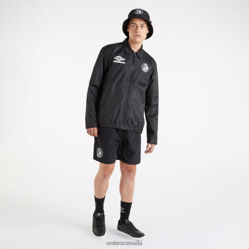 Black Clothing Addict F.C Coach Jacket Men Umbro 262Z8249