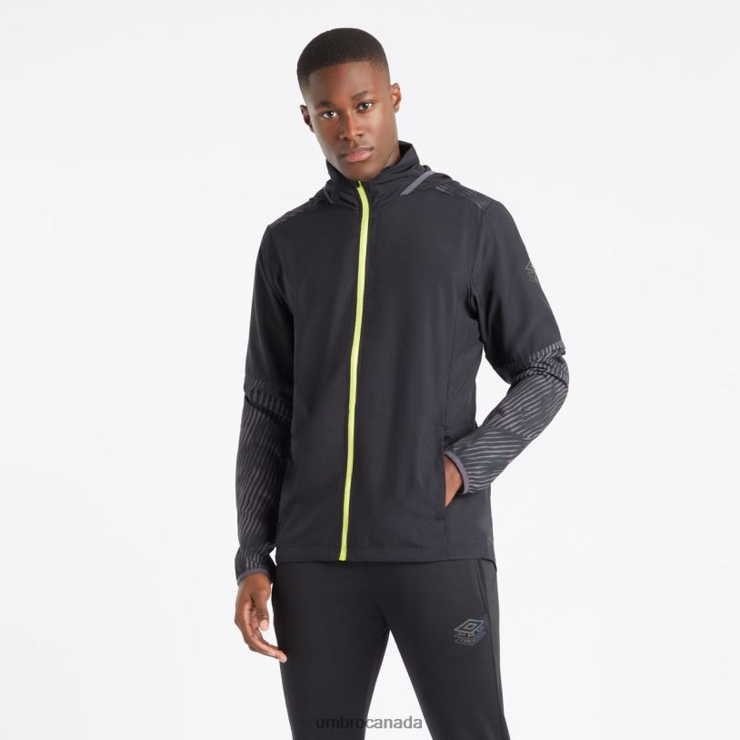 Black/Periscope/Limeade Clothing Pro Training Graphic Shower Jacket Men Umbro 262Z8234