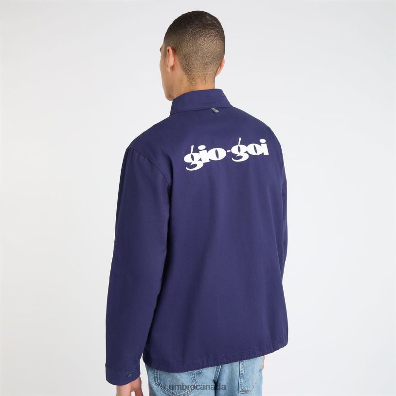 Patriot Blue Clothing Gio Goi Drill Coach Jacket Men Umbro 262Z8245