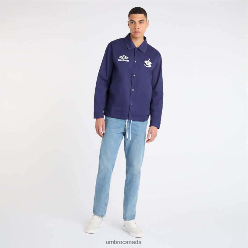 Patriot Blue Clothing Gio Goi Drill Coach Jacket Men Umbro 262Z8245