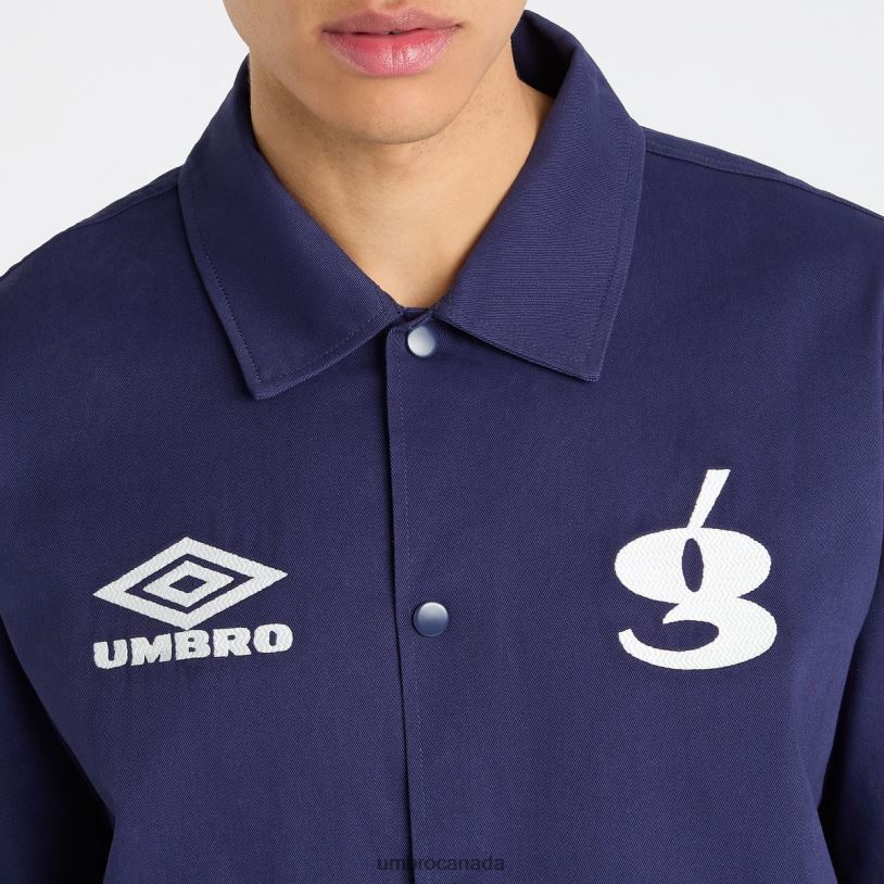 Patriot Blue Clothing Gio Goi Drill Coach Jacket Men Umbro 262Z8245