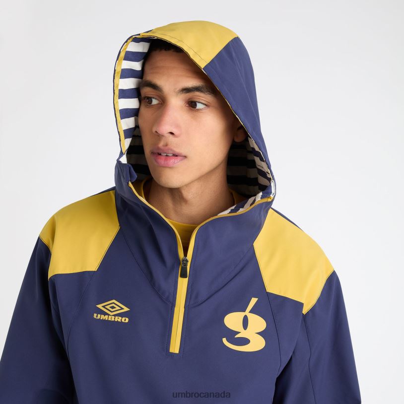 Patriot Blue/Spicy Mustard Clothing Gio Goi Nautical Smock Men Umbro 262Z8237
