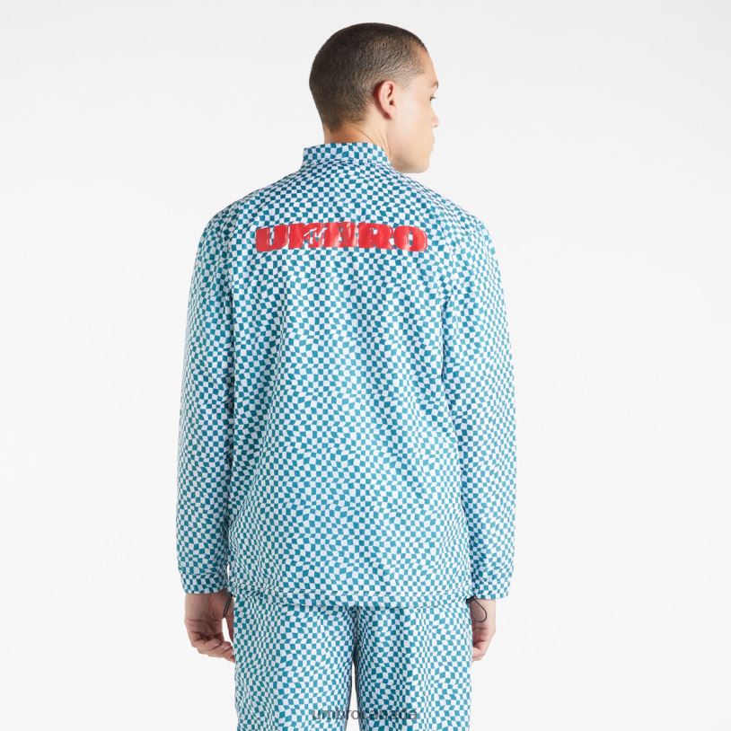 Shaded Spruce/Brilliant White Clothing MTV Coach Jacket Men Umbro 262Z8229