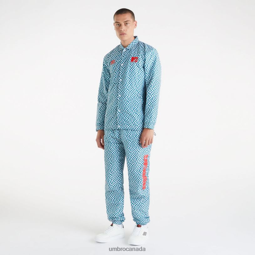 Shaded Spruce/Brilliant White Clothing MTV Coach Jacket Men Umbro 262Z8229