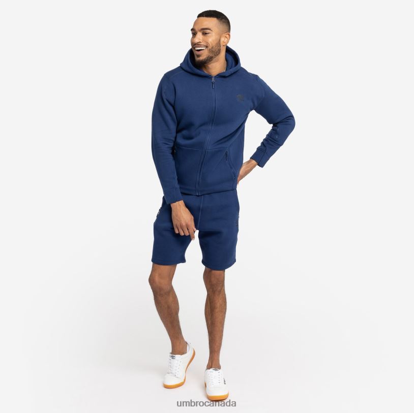 TW Navy Clothing Pro Fleece Elite Hooded Jacket Men Umbro 262Z8243