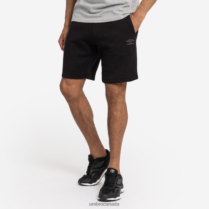 Black Clothing Pro Fleece Elite Short Men Umbro 262Z8225