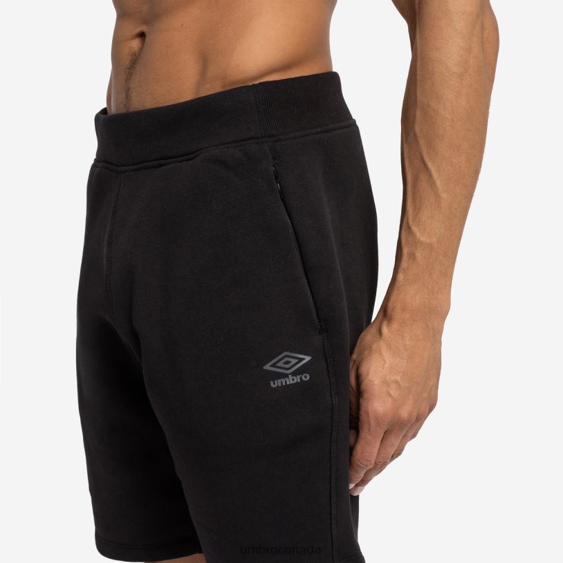 Black Clothing Pro Fleece Elite Short Men Umbro 262Z8225