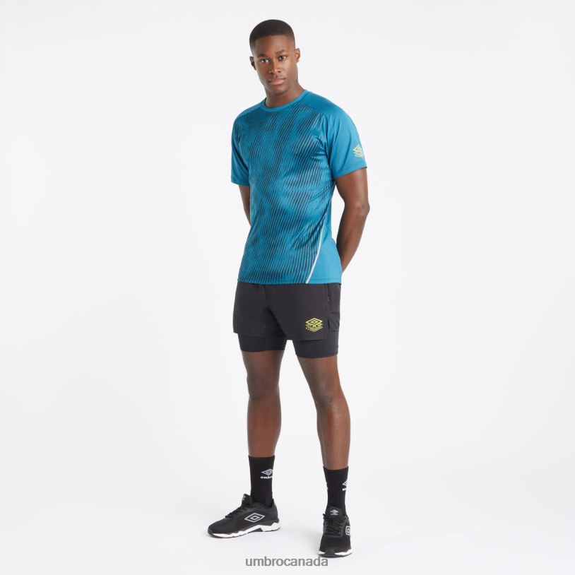 Black Clothing Pro Training Elite Hybrid Short Men Umbro 262Z8195