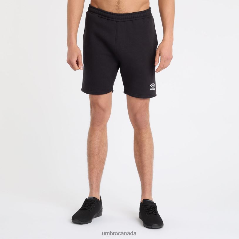 Black/White Clothing Core Jog Short Men Umbro 262Z8210