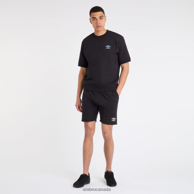 Black/White Clothing Core Jog Short Men Umbro 262Z8210