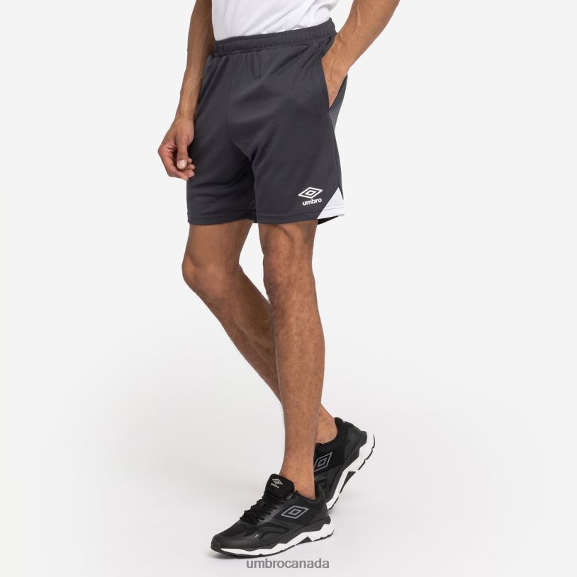 Carbon/White Clothing Total Training Short Men Umbro 262Z8201