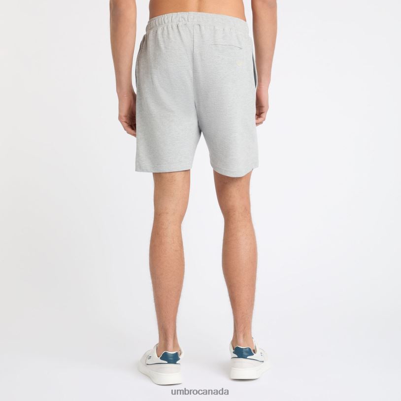Grey Marl Clothing Sport Style Pique Shorts Men Umbro 262Z8218