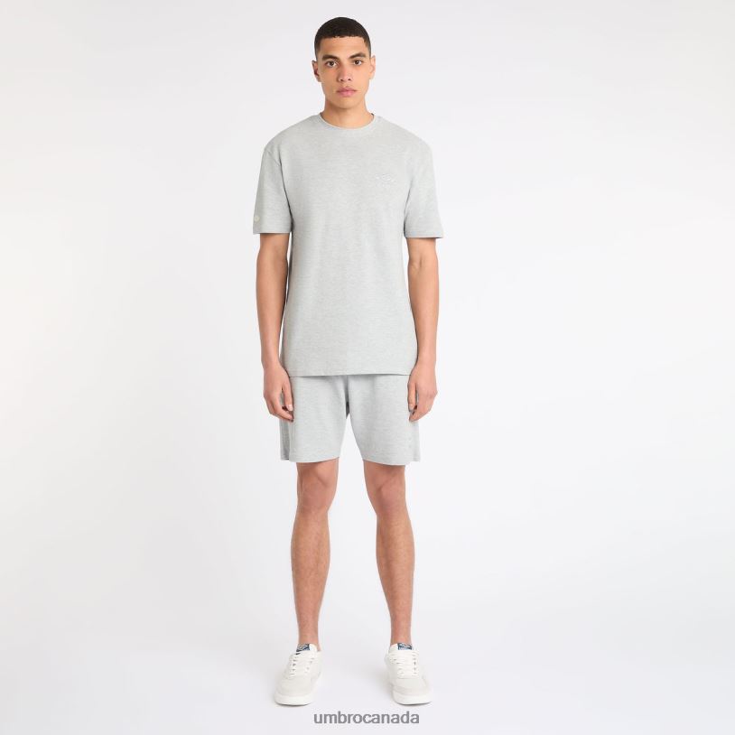 Grey Marl Clothing Sport Style Pique Shorts Men Umbro 262Z8218