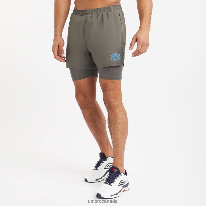 Gunmetal Clothing Pro Training Elite Hybrid Short Men Umbro 262Z8194