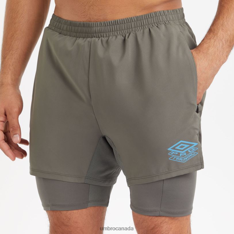 Gunmetal Clothing Pro Training Elite Hybrid Short Men Umbro 262Z8194