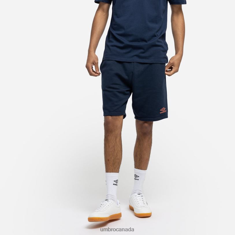 Indigo Mood/Hot Sauce Clothing Diamond Jog Short Men Umbro 262Z8221