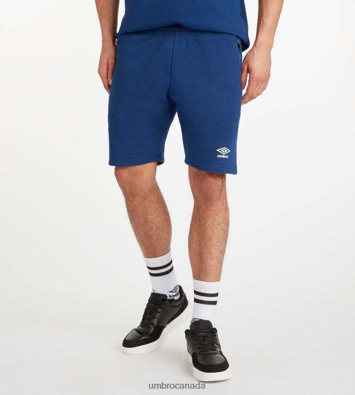 TW Navy/White Clothing Club Leisure Jog Short Men Umbro 262Z8208
