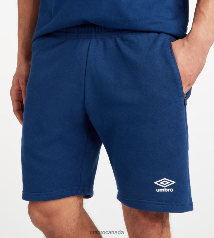 TW Navy/White Clothing Club Leisure Jog Short Men Umbro 262Z8208